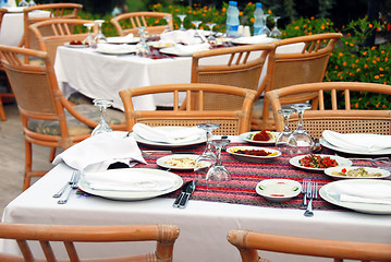 Image showing Table for dinner