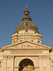 Image showing Top of basilica in Budapest