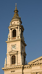 Image showing Tower of basilica in Budapest
