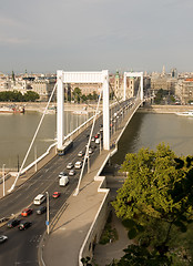 Image showing Elisabeth Bridge in Budapest