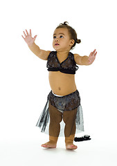 Image showing black lingerie and diapers