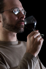 Image showing tasting of wine