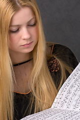 Image showing musician before concert