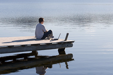 Image showing sunny relaxation