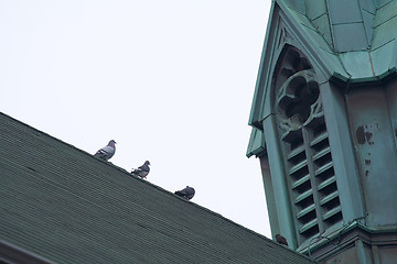 Image showing Outside Church Roof Detail