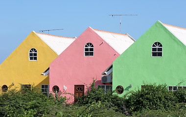 Image showing Colored houses