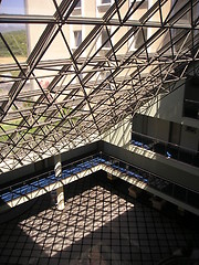 Image showing Metal Glass Ceiling