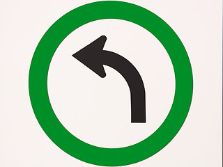 Image showing Left Turn