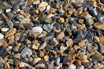 Image showing shot of a group of pebbles 