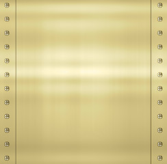 Image showing gold metal background texture