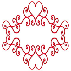 Image showing Valentine Heart Frame