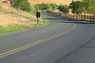 Image showing Infinite Road