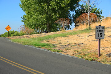 Image showing Two Road Signs