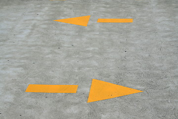 Image showing Yellow Arrows