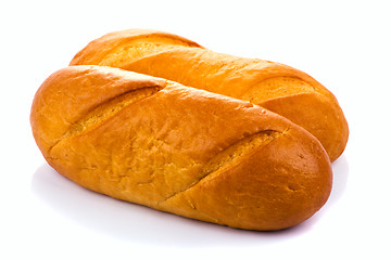 Image showing Bread on white background