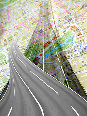Image showing abstract road
