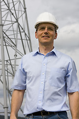 Image showing Smiling engineer