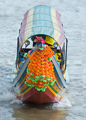 Image showing River boat in Bangkok, Thailand