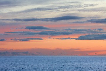 Image showing Sea and sky