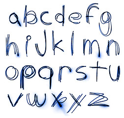 Image showing Neon Alphabet set