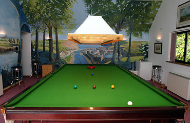 Image showing Snooker Table