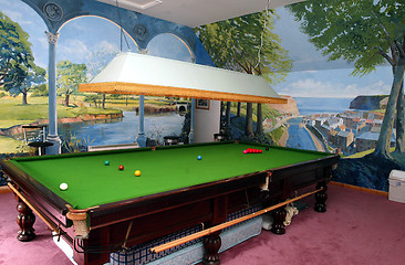 Image showing Snooker Table