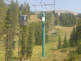 Image showing Lake Louise Cable Car in Banff National Park