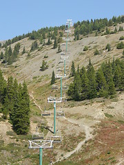 Image showing Lake Louise Cable Car in Banff National Park