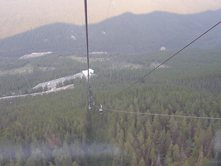 Image showing Gondola at Sulphur Mountain in Banff National Park