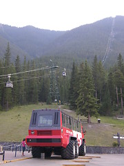 Image showing Gondola at Sulphur Mountain in Banff National Park