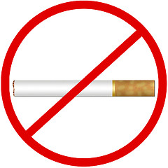 Image showing no smoking