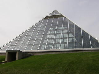 Image showing Muttart Conservatory in Edmonton, Alberta