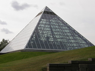 Image showing Muttart Conservatory in Edmonton, Alberta