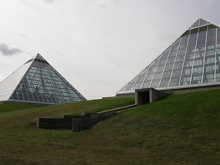 Image showing Muttart Conservatory in Edmonton, Alberta