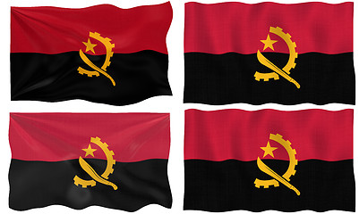 Image showing Flag of angola