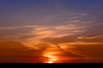 Image showing Sunset