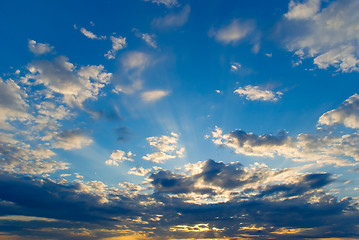 Image showing Solar beams