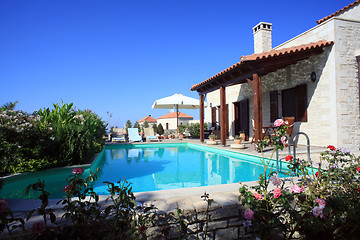 Image showing Greek holiday villa in Crete