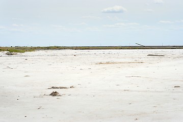 Image showing salty lake Baskunchak,Russia