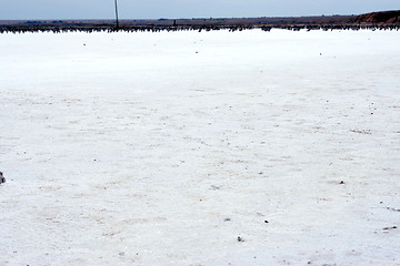 Image showing salty lake Baskunchak,Russia