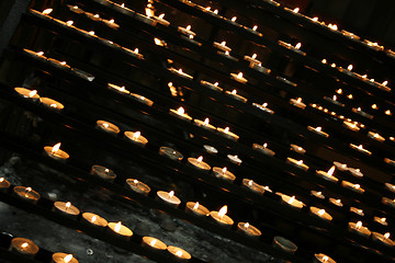 Image showing candles background