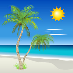 Image showing Tropical beach