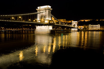 Image showing chain bridge in budapest