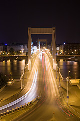 Image showing elisabeth´s bridge in the night
