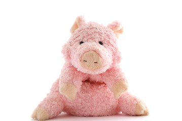 Image showing pink stuffed piglet