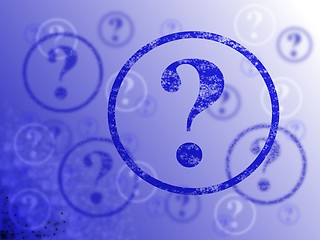 Image showing Question Mark Background