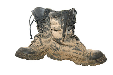 Image showing Dirty boots