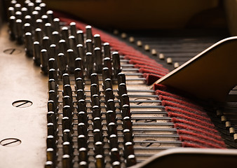 Image showing grand piano close-up