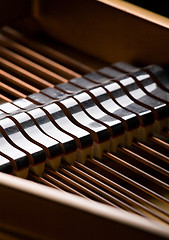 Image showing grand piano close-up