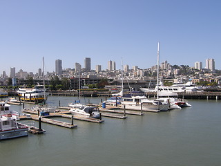 Image showing Fishermans Wharf in San Francisco